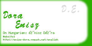 dora enisz business card